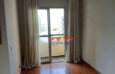 Imagem: O apartamento possui 2 Dormitórios, 1 Banheiro, 1 Vaga na garagem