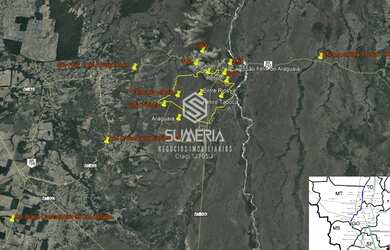 Imagem 14: Fazenda em São Felix do Araguaia com 83.346 hectares sendo 30 mil ha...
