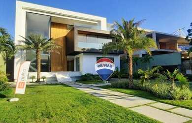 Imagem: A casa em condomínio possui 5 Dormitórios, 5 Banheiros, 5