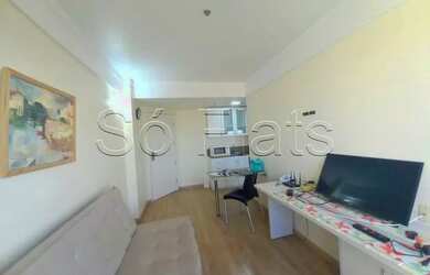 Imagem: O studio possui 1 Dormitório, 1 Banheiro, 1 Vaga na garagem