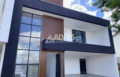 Imagem: A casa em condomínio possui 4 Dormitórios, 5 Banheiros, 2