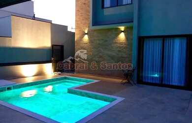 Imagem: A casa em condomínio possui 3 Dormitórios, 5 Banheiros, 4