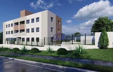 Imagem: O apartamento possui 2 Dormitórios, 1 Banheiro, 1 Vaga na garagem