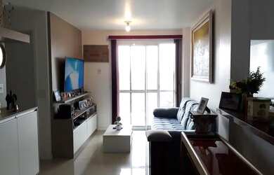 Imagem: O apartamento na cobertura possui 3 Dormitórios, 2 Banheiros