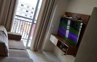 Imagem: O apartamento possui 2 Dormitórios, 1 Banheiro, 1 Vaga na garagem