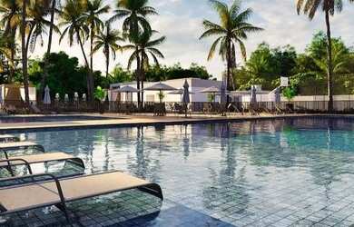 Imagem: O apartamento possui 2 Dormitórios, 1 Banheiro, 1 Vaga na garagem