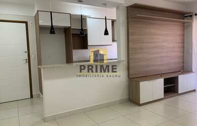 Imagem: O apartamento possui 1 Dormitório, 1 Banheiro, 1 Vaga na garagem