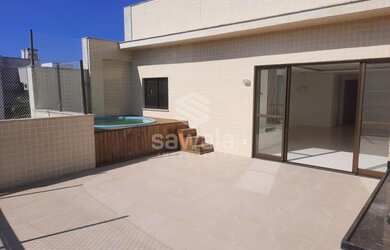 Imagem: O apartamento na cobertura possui 3 Dormitórios, 4 Banheiros