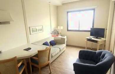 Imagem: O studio possui 1 Dormitório, 1 Banheiro, 1 Vaga na garagem