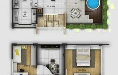 Imagem 3: Duplex com suíte master à venda em Uvaranas