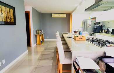 Imagem: O apartamento na cobertura possui 4 Dormitórios, 4 Banheiros