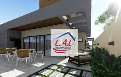 Imagem: A casa em condomínio possui 4 Dormitórios, 5 Banheiros, 377m²