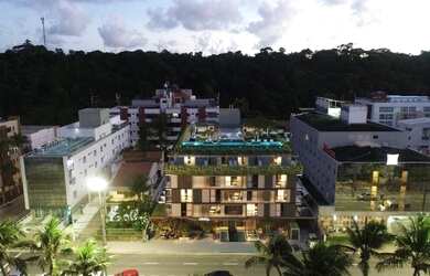 Imagem: O apartamento possui 1 Dormitório, 1 Banheiro, 1 Vaga na garagem