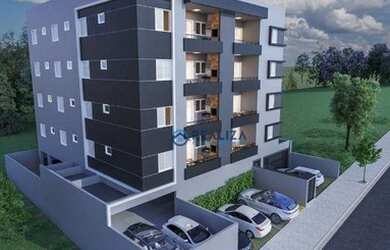 Imagem: O apartamento possui 2 Dormitórios, 1 Banheiro, 1 Vaga na garagem