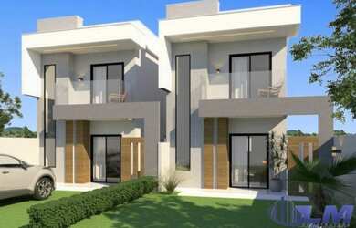 Imagem: A casa possui 2 Dormitórios, 3 Banheiros, 2 Vagas na garagem