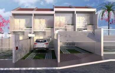 Imagem: A casa possui 2 Dormitórios, 2 Banheiros, 2 Vagas na garagem