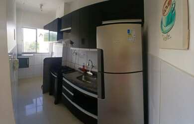 Imagem: O apartamento possui 2 Dormitórios, 1 Banheiro, 1 Vaga na garagem