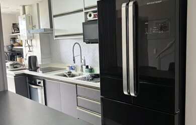 Imagem: O apartamento na cobertura possui 4 Dormitórios, 3 Banheiros