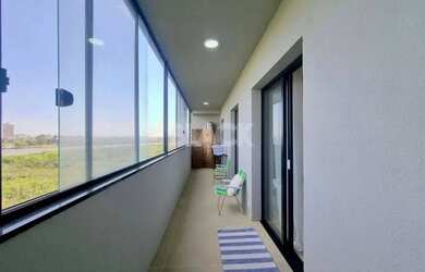 Imagem 4: Apartamento de 2 quartos mobiliado com sacada e vista para o Rio Mampituba no Passo de Tor