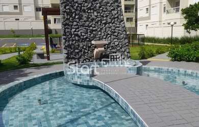 Imagem: O apartamento possui 2 Dormitórios, 1 Banheiro, 1 Vaga na garagem