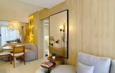 Imagem: O apartamento possui 2 Dormitórios, 1 Banheiro, 1 Vaga na garagem