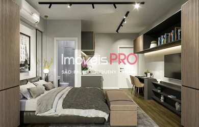 Imagem: O apartamento possui 1 Dormitório, 1 Banheiro e 25m² de Área