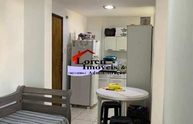 Imagem: O apartamento possui 1 Dormitório, 1 Banheiro, 1 Vaga na garagem