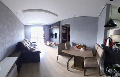 Imagem: O apartamento possui 2 Dormitórios, 1 Banheiro, 1 Vaga na garagem