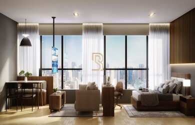 Imagem: O apartamento possui 1 Dormitório, 1 Banheiro, 31m² de Área