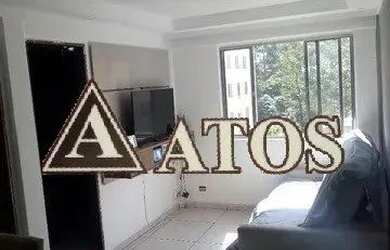 Imagem: O apartamento possui 2 Dormitórios, 1 Banheiro, 1 Vaga na garagem