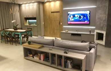 Imagem: A casa em condomínio possui 3 Dormitórios, 3 Banheiros, 4