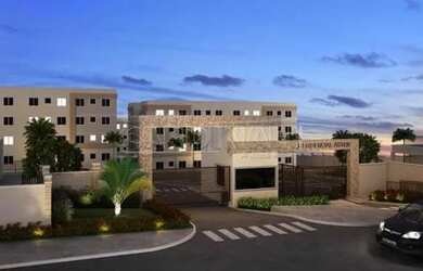 Imagem: O apartamento possui 2 Dormitórios, 1 Banheiro, 1 Vaga na garagem