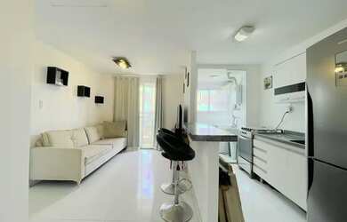 Imagem: O apartamento possui 1 Dormitório, 1 Banheiro, 1 Vaga na garagem