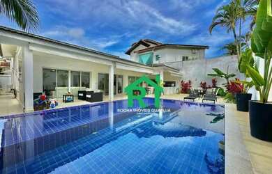 Imagem: A casa em condomínio possui 5 Dormitórios, 5 Banheiros, 5