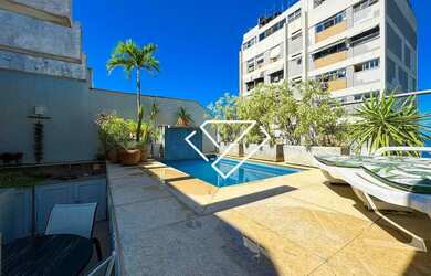 Imagem: O apartamento na cobertura possui 2 Dormitórios, 2 Banheiros