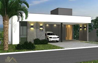 Imagem: A casa em condomínio possui 3 Dormitórios, 5 Banheiros, 2