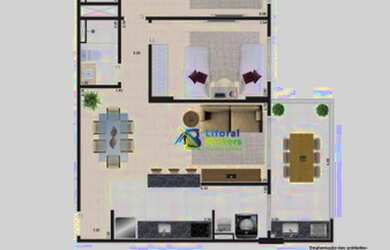 Imagem 14: Apartamento à venda, 79 m² por R$ 467.601,41 - Vila Anhanguera - Mongaguá/SP