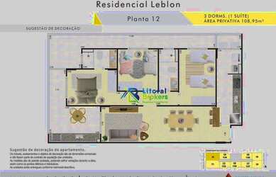 Imagem 11: Apartamento à venda, 108 m² por R$ 687.589,00 - Jardim Caiahu - Mongaguá/SP