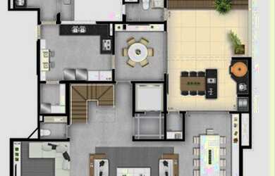 Imagem 5: Cobertura Vila Mariana para venda 4 suites 5 vagas vista espetacular