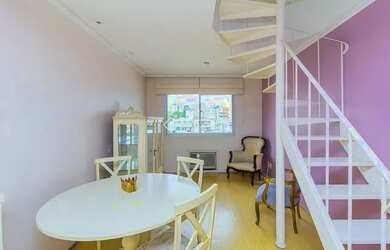 Imagem: O apartamento na cobertura possui 2 Dormitórios, 3 Banheiros