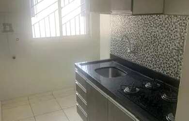 Imagem: O apartamento possui 2 Dormitórios, 1 Banheiro, 1 Vaga na garagem