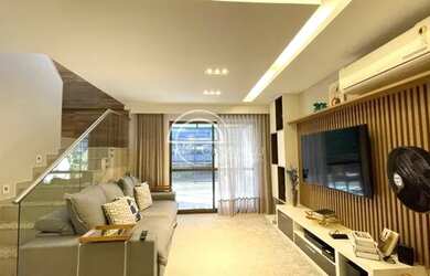 Imagem: O apartamento na cobertura possui 3 Dormitórios, 3 Banheiros