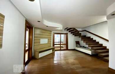 Imagem: O apartamento na cobertura possui 4 Dormitórios, 3 Banheiros