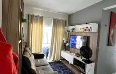 Imagem: O apartamento possui 2 Dormitórios, 1 Banheiro, 1 Vaga na garagem