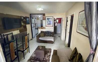 Imagem: O apartamento possui 2 Dormitórios, 1 Banheiro, 1 Vaga na garagem