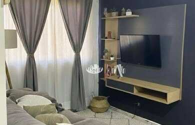 Imagem: O apartamento possui 3 Dormitórios, 1 Banheiro, 1 Vaga na garagem