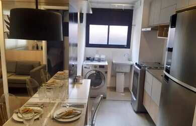 Imagem: O apartamento possui 2 Dormitórios, 1 Banheiro, 33m² de Área