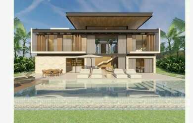 Imagem: A casa em condomínio possui 4 Dormitórios, 5 Banheiros, 5