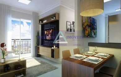 Imagem: O apartamento possui 2 Dormitórios, 2 Banheiros, 1 Vaga na