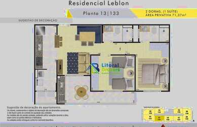 Imagem 11: Apartamento à venda, 71 m² por R$ 535.927,00 - Jardim Caiahu - Mongaguá/SP